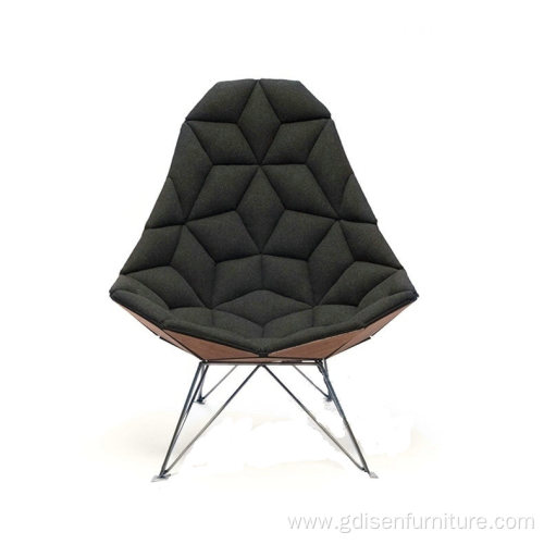 Stainless steel Leg tile chair Leisure Armchair